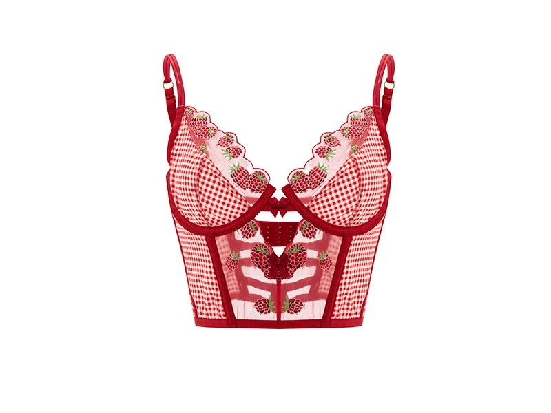 Embroidered Floral Lingerie